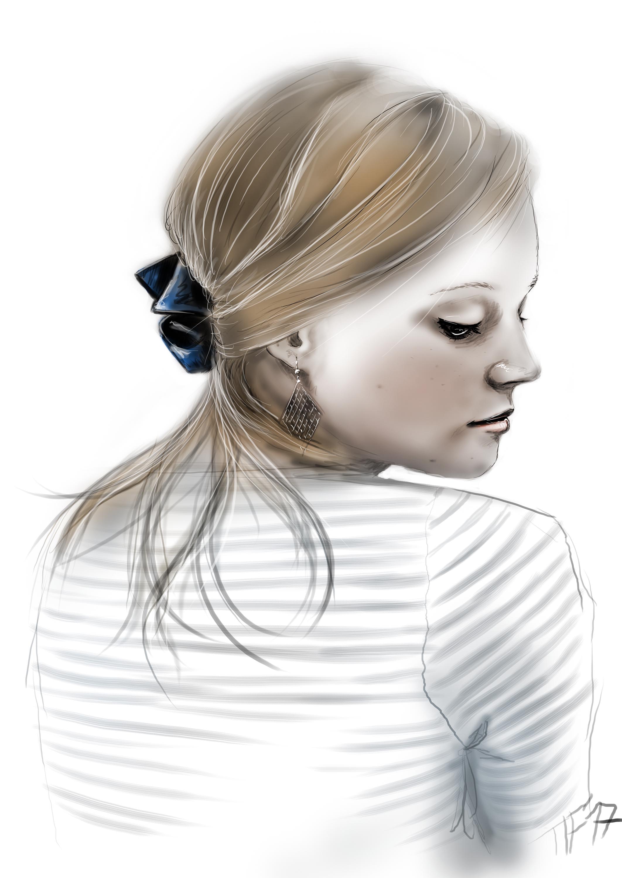 "Monička" - Digital drawing