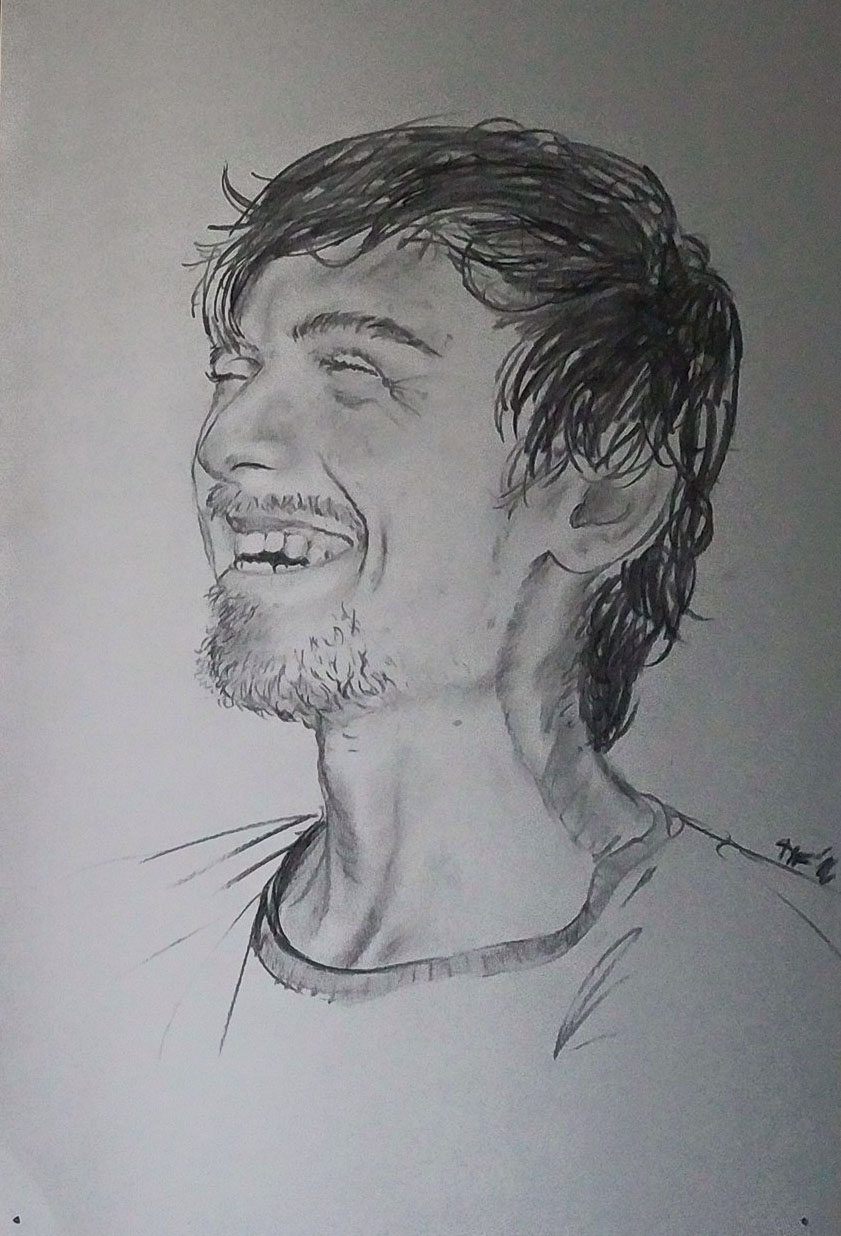 "Joe" - Charcoal on paper