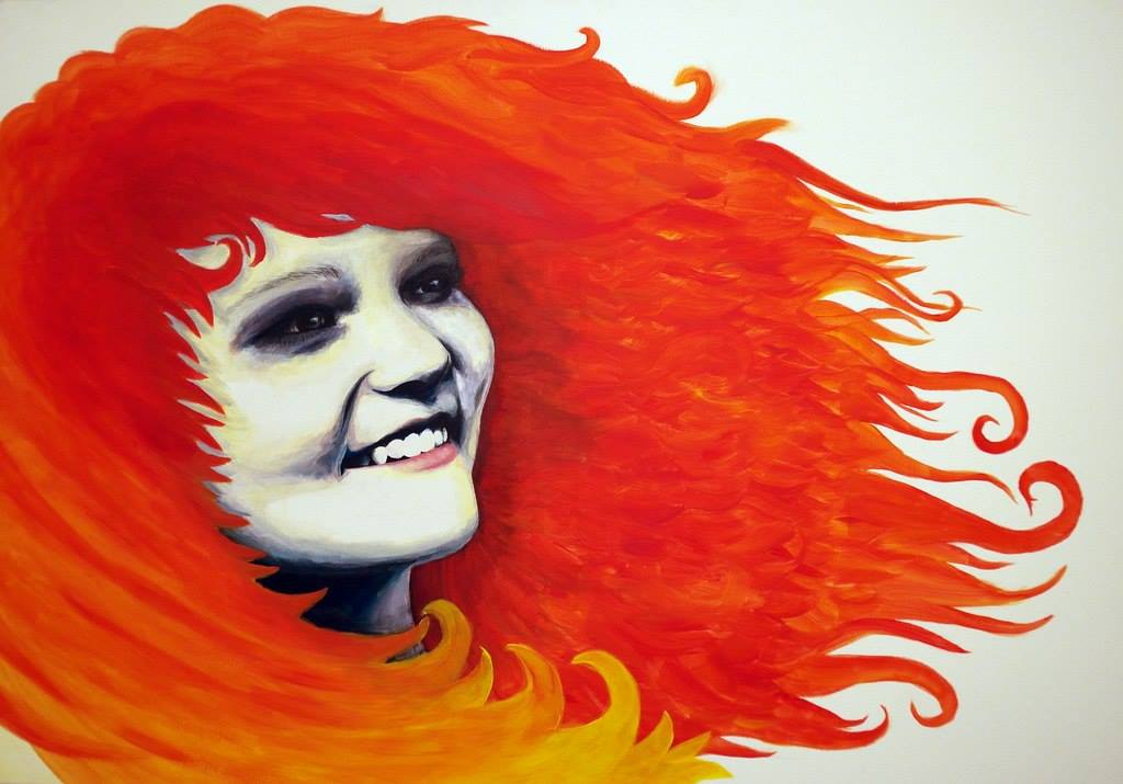 "Kačenka" - Acrylic on paper